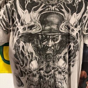 WWE Men's Graphic Tee - Black and White